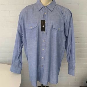 Beverly Hills Polo Club Button Down Shirt 4XLB